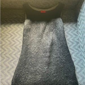 Hugo Boss black wool dress.